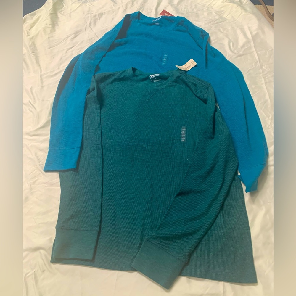 Bundle Men’s Arizona, long sleeve, Henley new with tags size extra large